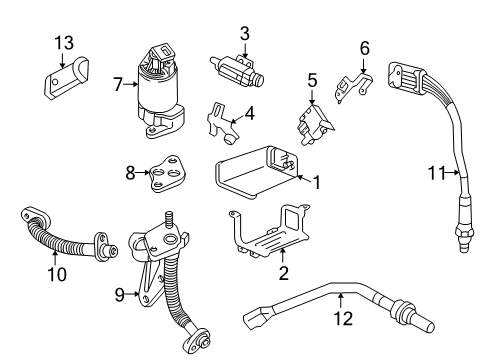 1999 Buick Park Avenue EGR System, Emission Diagram 2 - Thumbnail