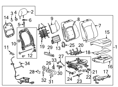 2013 Chevy Malibu Power Seats Diagram 3 - Thumbnail