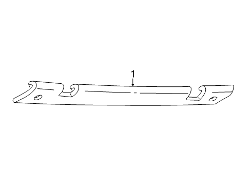 1997 Chevy Camaro Interior Trim - Roof Diagram 1 - Thumbnail