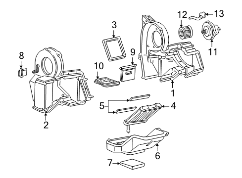 1997 GMC Savana 3500 Auxiliary Heater & A/C Diagram 2 - Thumbnail