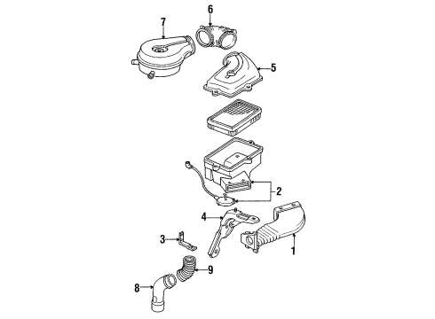 1988 Cadillac Eldorado Air Inlet Diagram