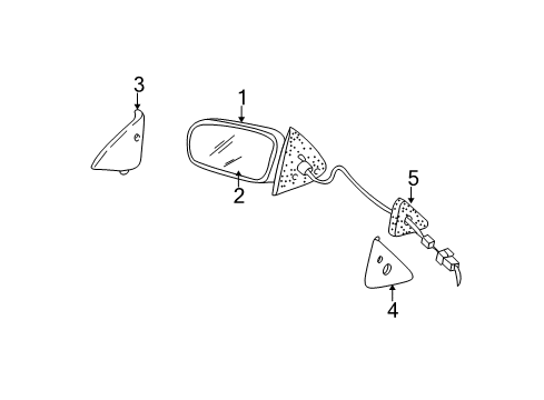 2002 Chevy Cavalier Outside Mirrors Diagram