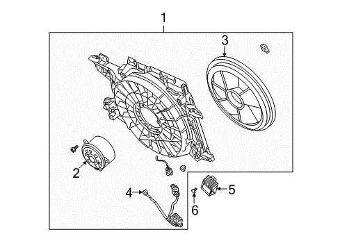 2007 Chevy Corvette Cooling System, Radiator, Water Pump, Cooling Fan Diagram