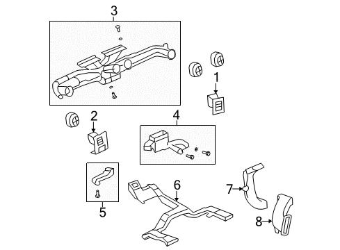 2008 Hummer H2 Ducts Diagram