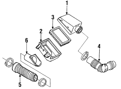 1990 Pontiac Grand Prix Air Intake Diagram