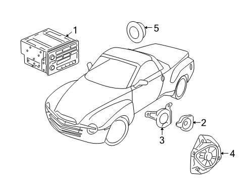 2003 Chevy SSR Sound System Diagram