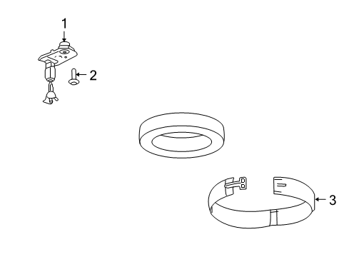 2014 Chevy Traverse Spare Tire Carrier Diagram