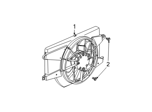 2003 Saturn Vue Cooling System, Radiator, Water Pump, Cooling Fan Diagram 4 - Thumbnail