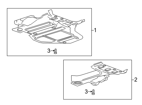 2015 Chevy Malibu Exterior Trim - Rear Body Diagram