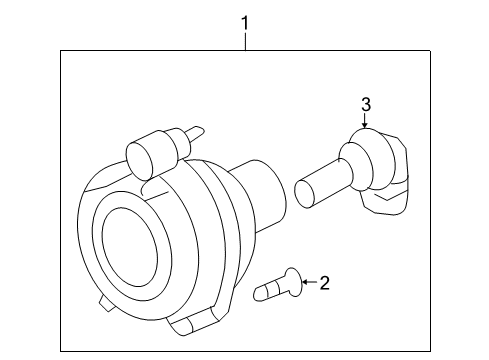 2007 Chevy Impala Bulbs Diagram 1 - Thumbnail