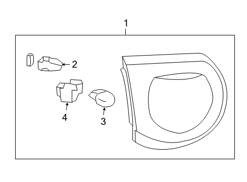 2011 Chevy Traverse Tail Lamps Diagram 1 - Thumbnail