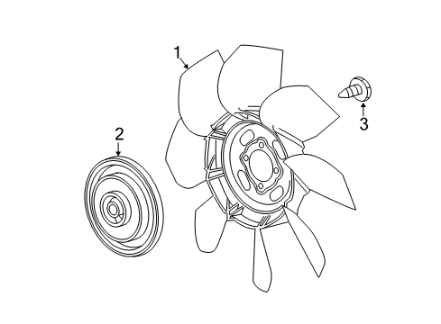 2007 GMC Canyon Cooling System, Radiator, Water Pump, Cooling Fan Diagram 3 - Thumbnail