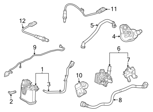 2023 Chevy Trailblazer Emission Components Diagram 2 - Thumbnail