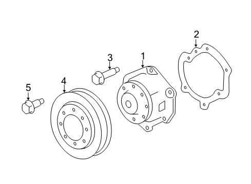 2016 Cadillac SRX Cooling System, Radiator, Water Pump, Cooling Fan Diagram