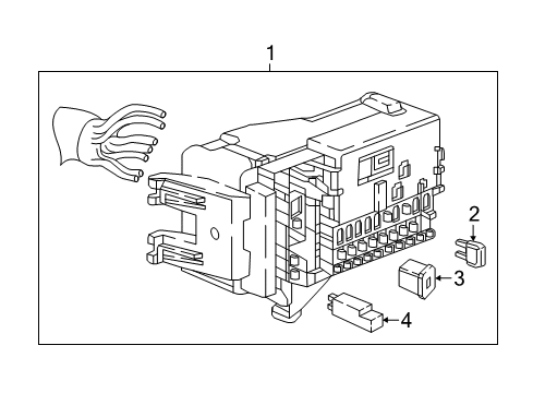 2018 Chevy Cruze RELAY Diagram for 13446492