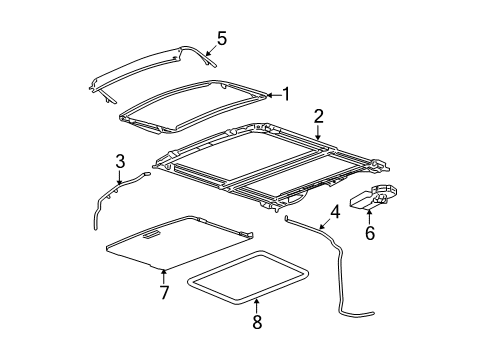 2008 Chevy HHR Sunroof Diagram