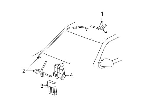 2010 Chevy Suburban 2500 Antenna & Radio Diagram