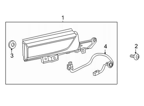 2021 GMC Yukon XL Signal Lamps Diagram