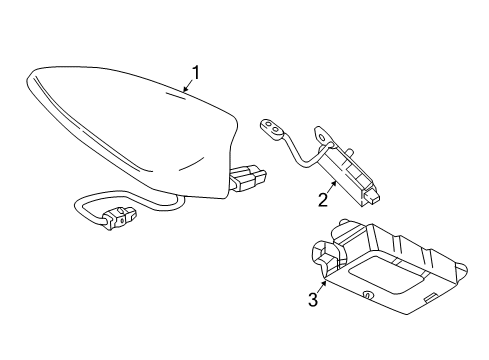 2019 Buick Regal TourX Antenna & Radio Diagram