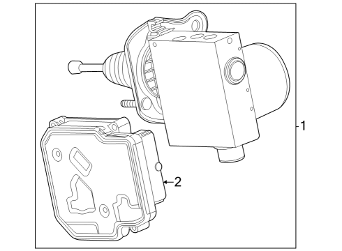 2024 Chevy Trax ABS Components Diagram