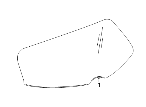 2023 Buick Envision Glass - Lift Gate Diagram