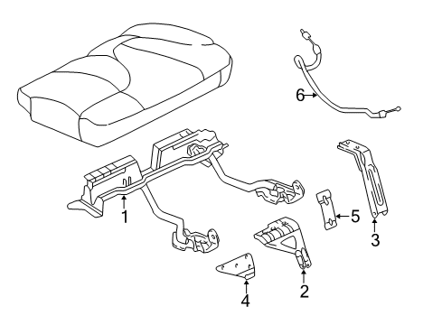 2007 Chevy Silverado 1500 HD Classic Tracks & Components Diagram 1 - Thumbnail