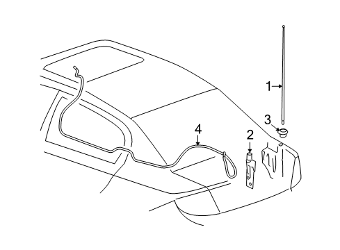 2007 Pontiac G5 Antenna & Radio Diagram 2 - Thumbnail