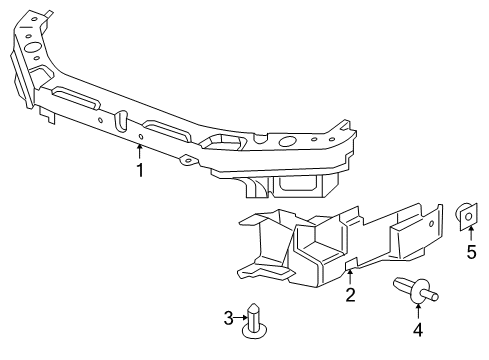 2008 Pontiac G6 Radiator Support Diagram