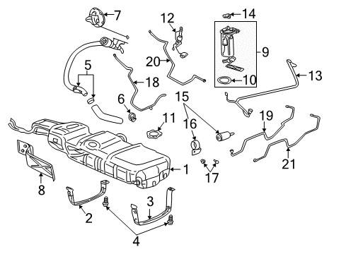 2001 Pontiac Aztek Senders Diagram