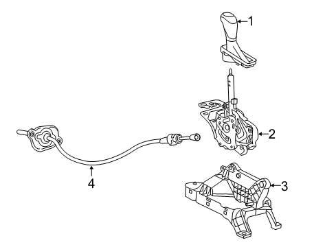 2021 Chevy Equinox Gear Shift Control - AT Diagram