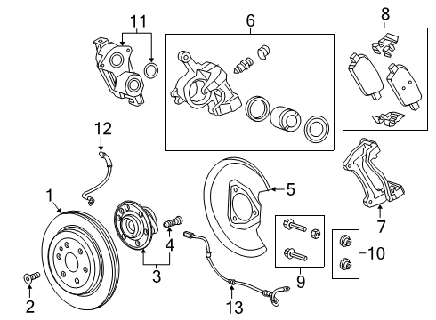 2021 Chevy Blazer Rear Brakes Diagram 2 - Thumbnail