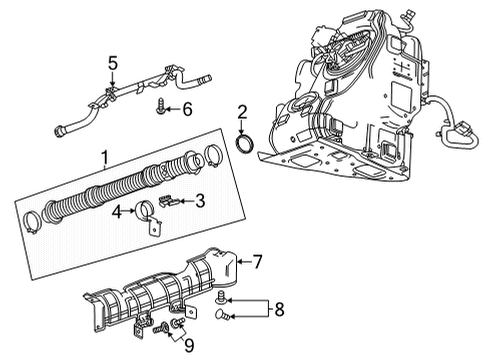 2020 Chevy Corvette Fuel System Components, Fuel Delivery Diagram 1 - Thumbnail