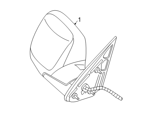 2005 Chevy Avalanche 2500 Outside Mirrors Diagram