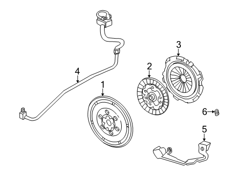 2000 Pontiac Grand Am Cylinder Assembly, Clutch Master Diagram for 12571919