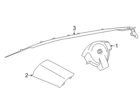 2017 Chevy City Express Air Bag Components Diagram