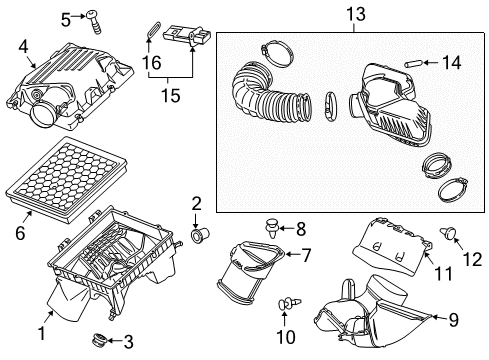 2017 Buick Regal Air Intake Diagram 2 - Thumbnail