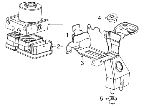 2015 Chevy Cruze ABS Components, Electrical Diagram