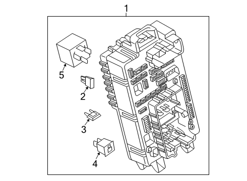 2021 GMC Sierra 1500 Fuse & Relay Diagram 4 - Thumbnail