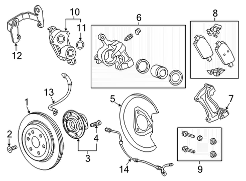 2021 Buick Envision Brake Components, Brakes Diagram 3 - Thumbnail