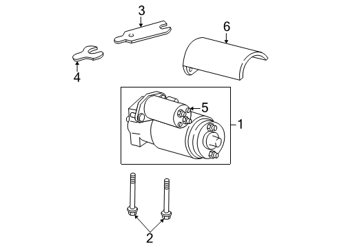 1995 GMC K2500 Starter, Electrical Diagram 5 - Thumbnail