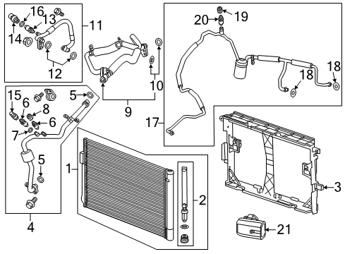 2014 Cadillac ELR Air Conditioner Diagram