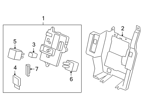 2008 Saturn Sky Electrical Components Diagram 1 - Thumbnail