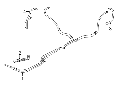 2020 GMC Yukon XL Trans Oil Cooler Diagram 1 - Thumbnail