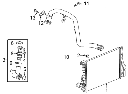 2018 Chevy Traverse Intercooler Diagram