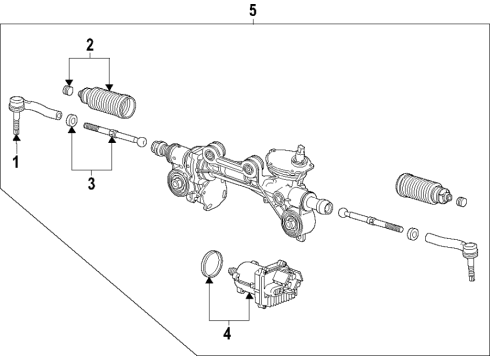 2021 Cadillac Escalade ESV Steering Column & Wheel, Steering Gear & Linkage Diagram 4 - Thumbnail