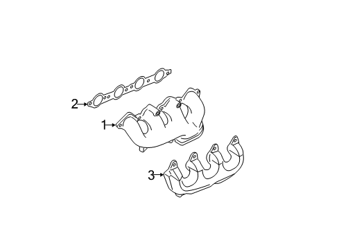 2011 Cadillac CTS Exhaust Manifold Diagram 2 - Thumbnail