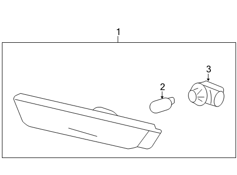 2012 Chevy Camaro Rear Lamps - Side Marker Lamps Diagram