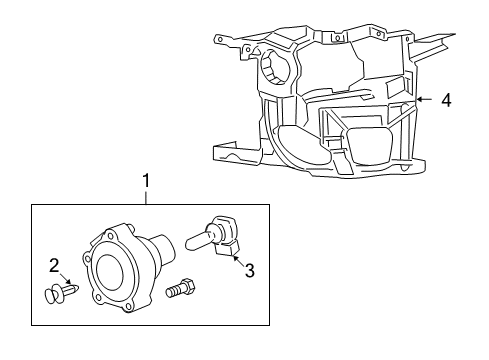 2009 Buick Enclave Bulbs Diagram 1 - Thumbnail