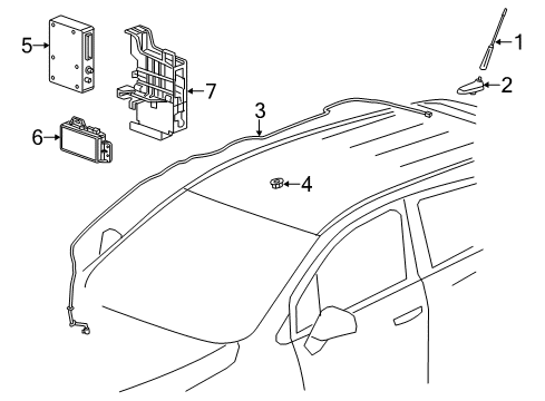 2015 Buick Encore Communication System Components Diagram