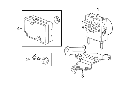 2012 Chevy Captiva Sport ABS Components, Electrical Diagram